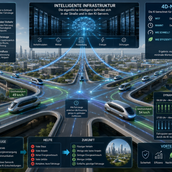4D-Navigation durch intelligente Infrastruktur